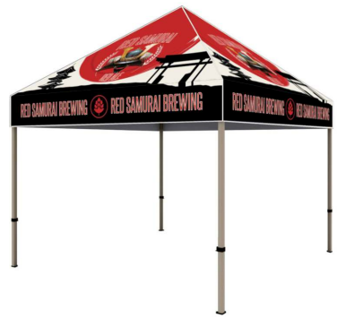 Toldo 3x3m En Tela Impreso en Alta Resolución personalizado