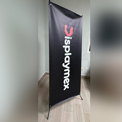 Banner Publicitario con estructura reforzada (X-BANNER)