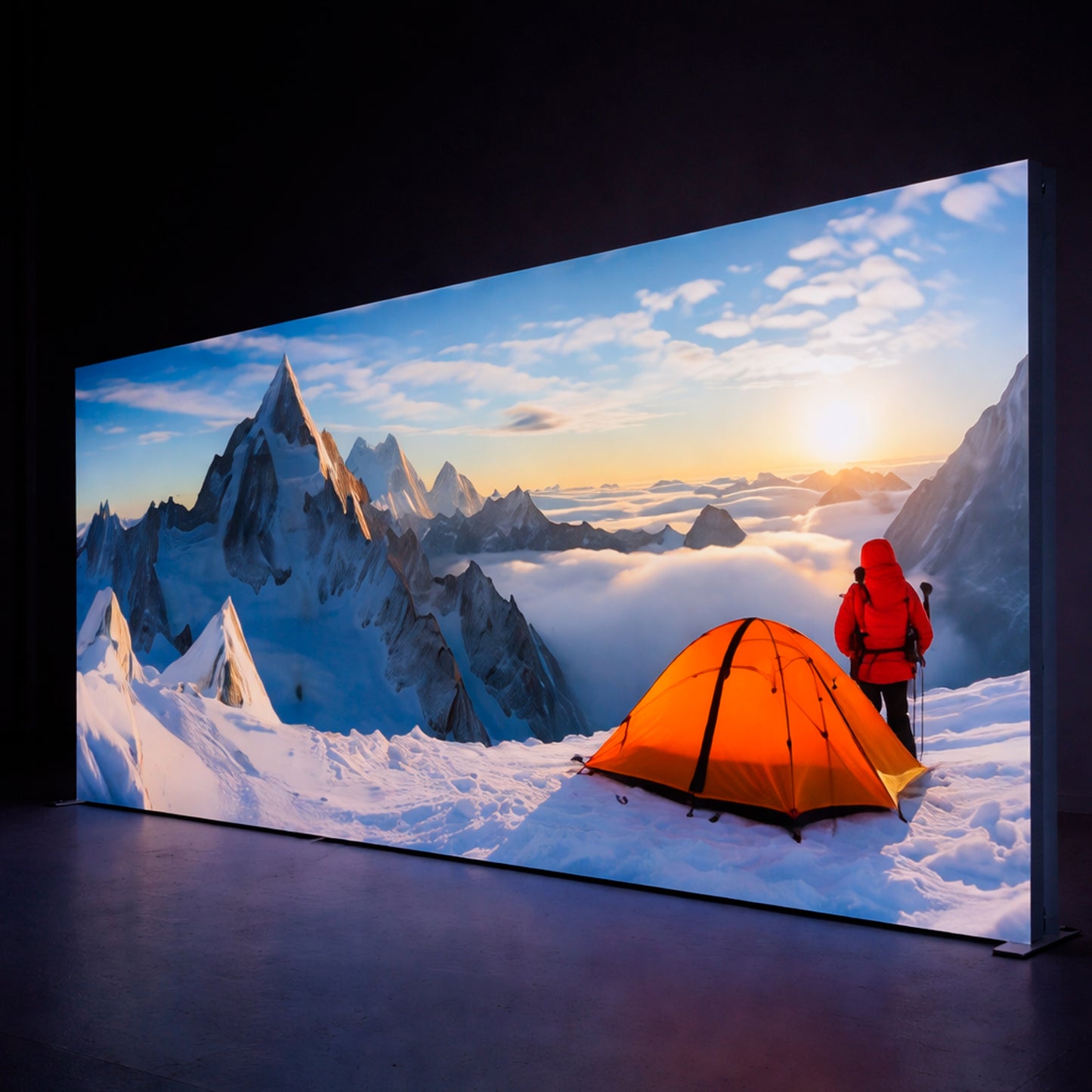 Stand luminoso 250 x 600 cm