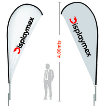 Cargar imagen en el visor de la galería, Bandera publicitaria tipo gota varias medidas
