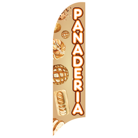 Bandera Publicitaria tipo pluma prediseñada - PANADERIA