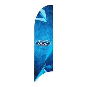 Bandera Publicitaria tipo pluma prediseñada - Ford