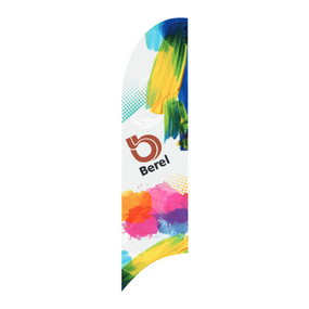 Bandera Publicitaria tipo pluma prediseñada - Berel