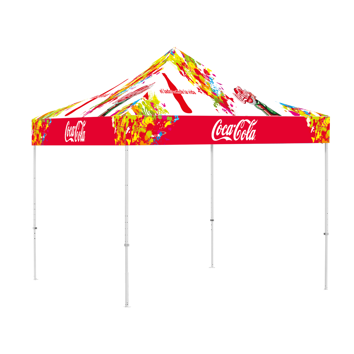 Toldo 3x3m En Tela Impreso en Alta Resolución personalizado