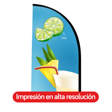 Cargar imagen en el visor de la galería, Bandera publicitaria tipo Pluma 4.60 de alto

